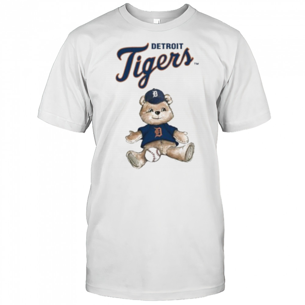 Tiny Turnip Teddy Bear X Detroit Tigers Baseball T shirt