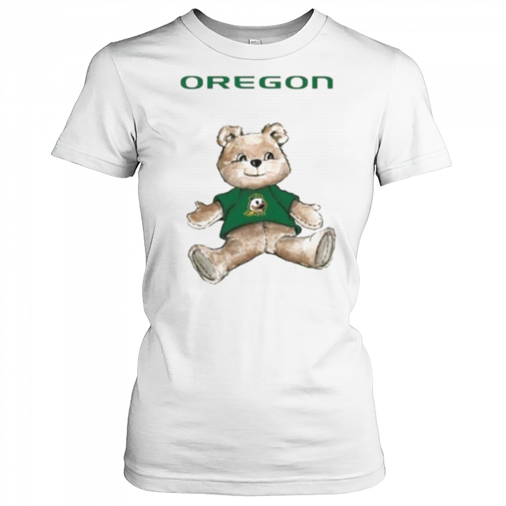 Tiny Turnip Teddy Bear X Oregon Ducks T shirt