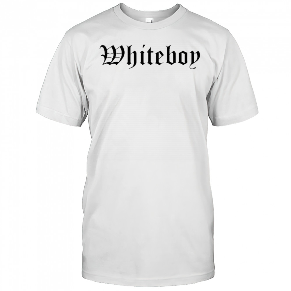 Tom Macdonald Wearing Whiteboy T-Shirt
