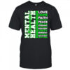 Top Positive Green Words Mental Health Awareness Classic shirt