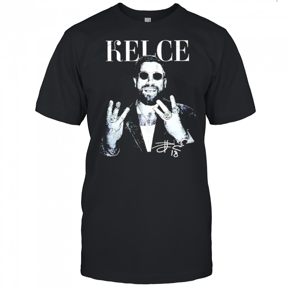Travis Kelce Kansas City Chiefs NFL Football Game day signature shirt