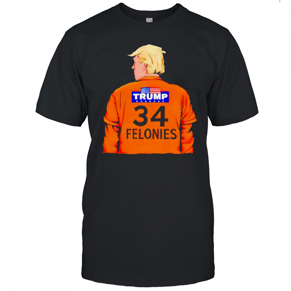 Trump 34 Felonies shirt
