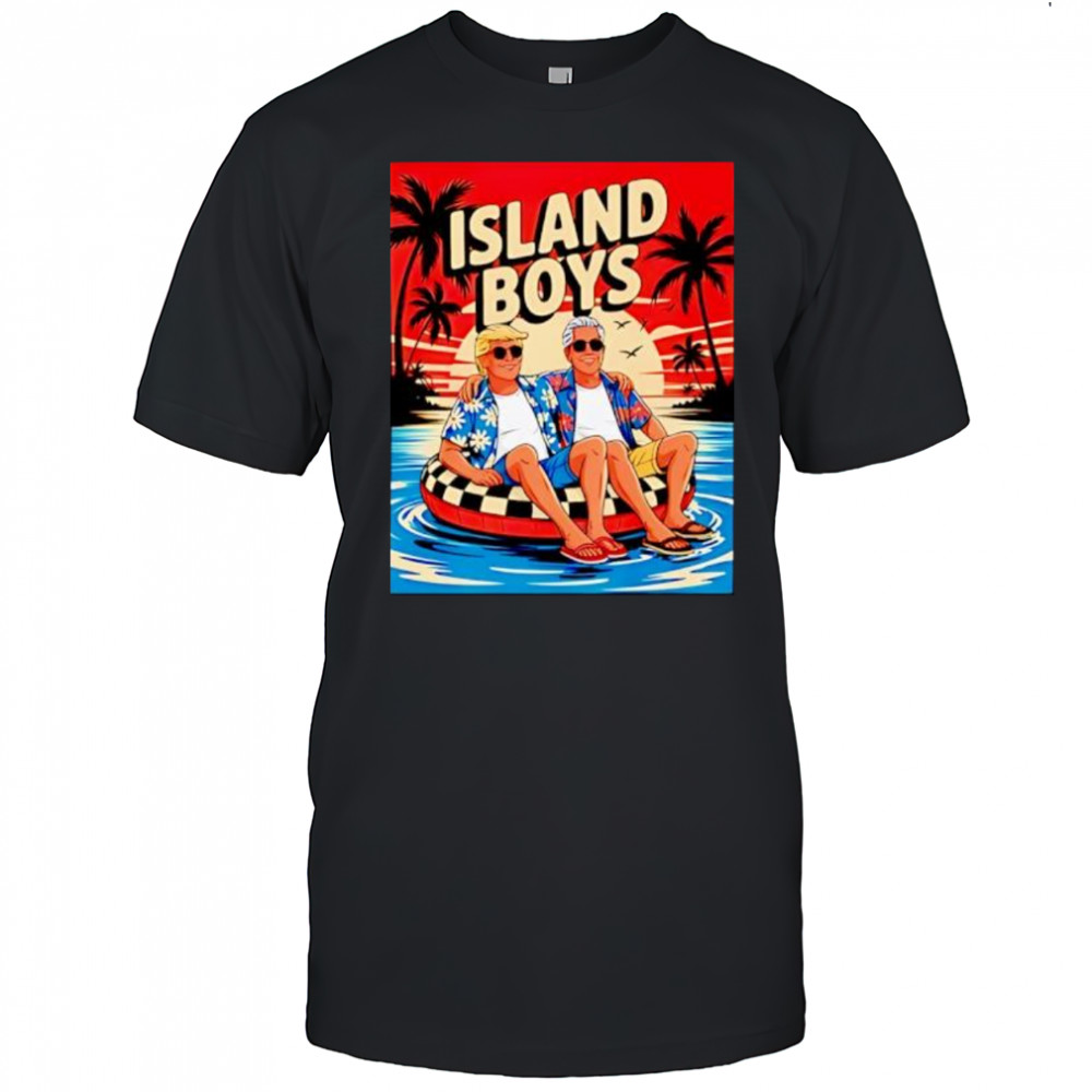 Trump Epstein Island Boys sunset shirt