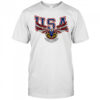 USA Eagle Fly logo shirt