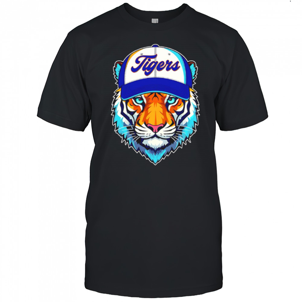 Vintage Detroit Baseball Tiger Sports Big Head shirt