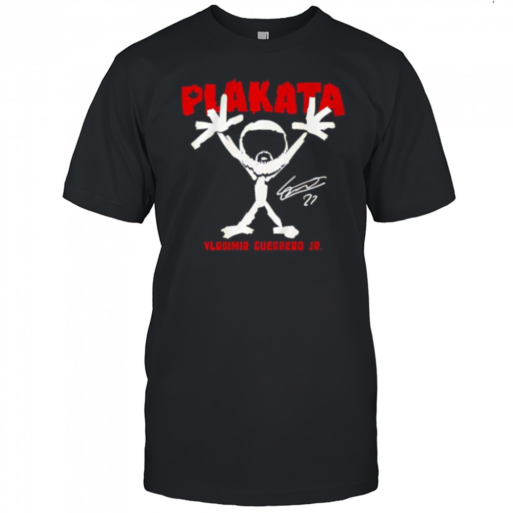 Vladimir Guerrero Jr Plakata Stickman signature shirt