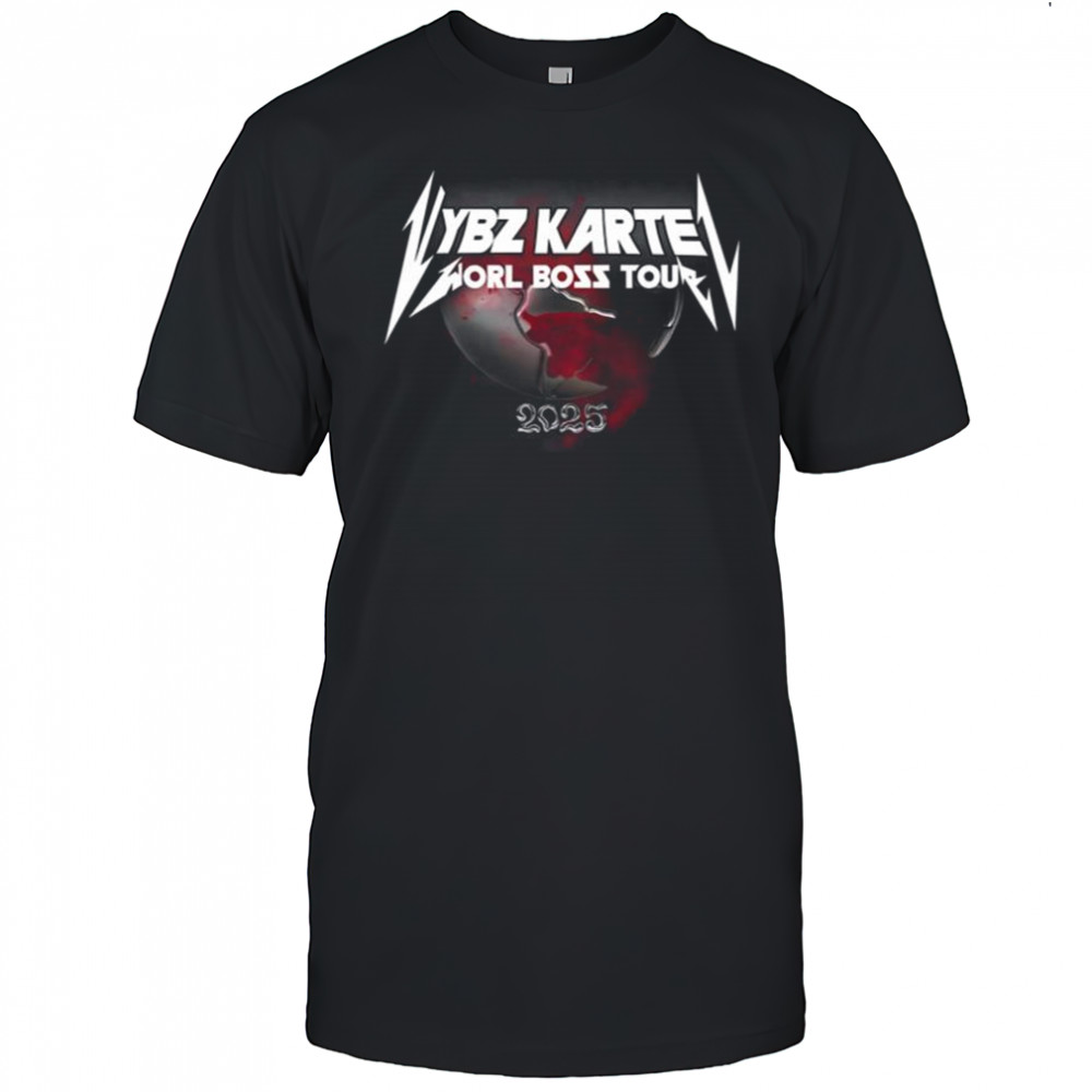 Vybz Kartel Worl Boss Tour 25 Shirt