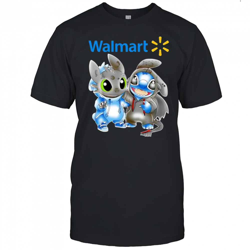 Walmart stitch and toothless shirt