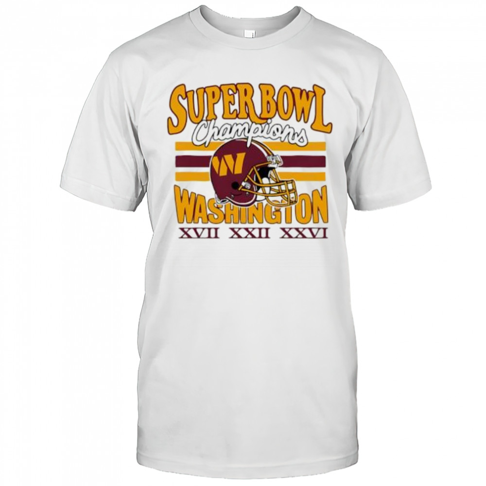 Washington Commanders Three-Time Super Bowl Champions shirt