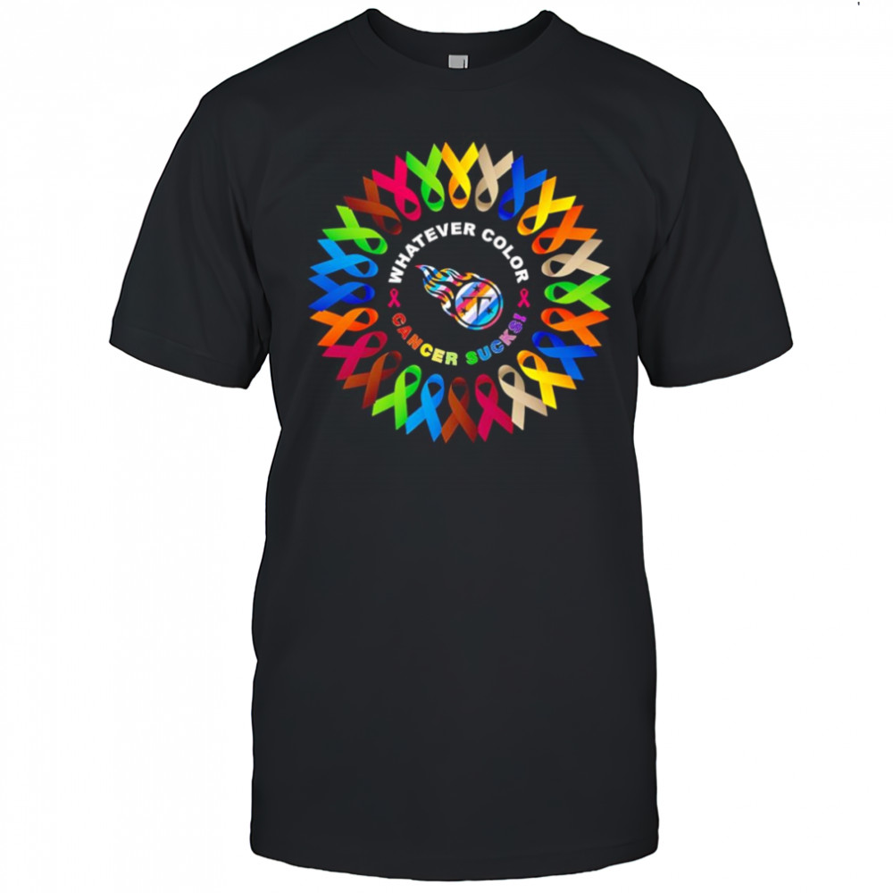 Whatever color cancer sucks Tennessee Titans shirt