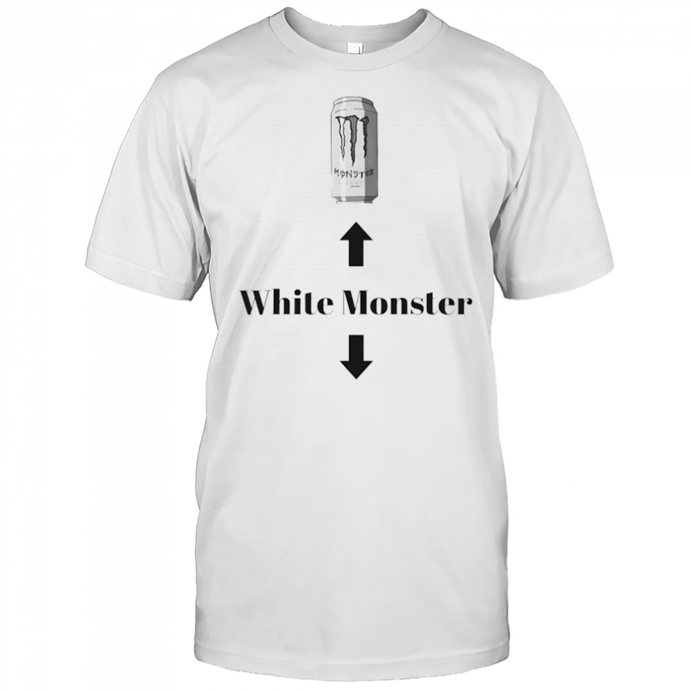 White Monster Joke Man Friends shirt