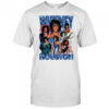Whitney Houston shiny graphic shirt