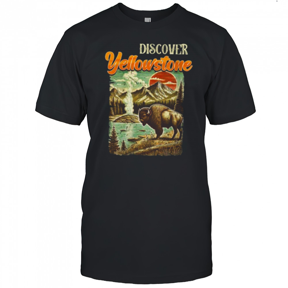 Womens Yellowstone National Park ENTDECKE YELLOWSTONE America Shirt