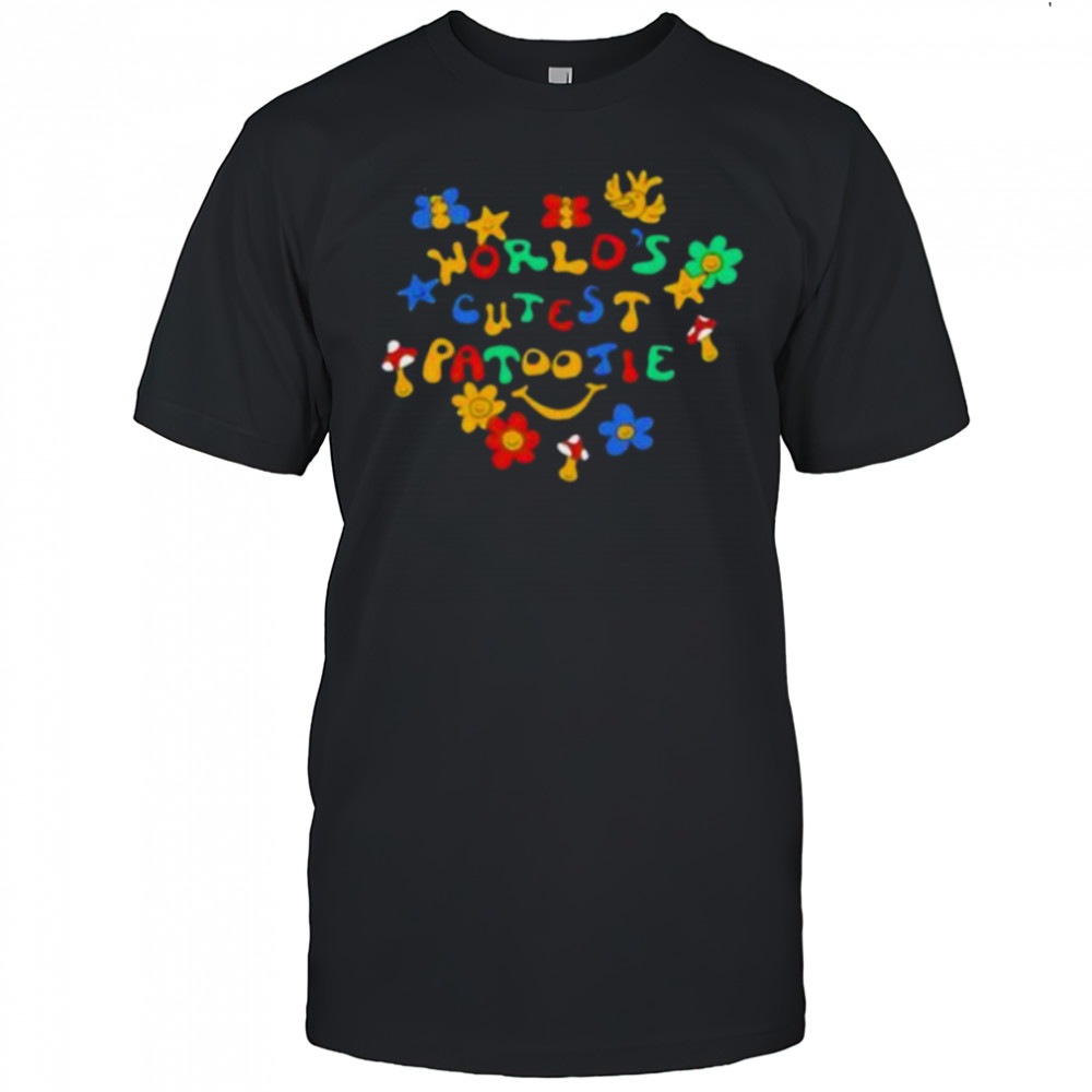World’s cutest patootie flowers shirt