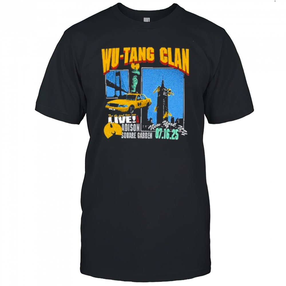 Wu Tang Clan New York, NY July 16 2025 Show T-Shirt