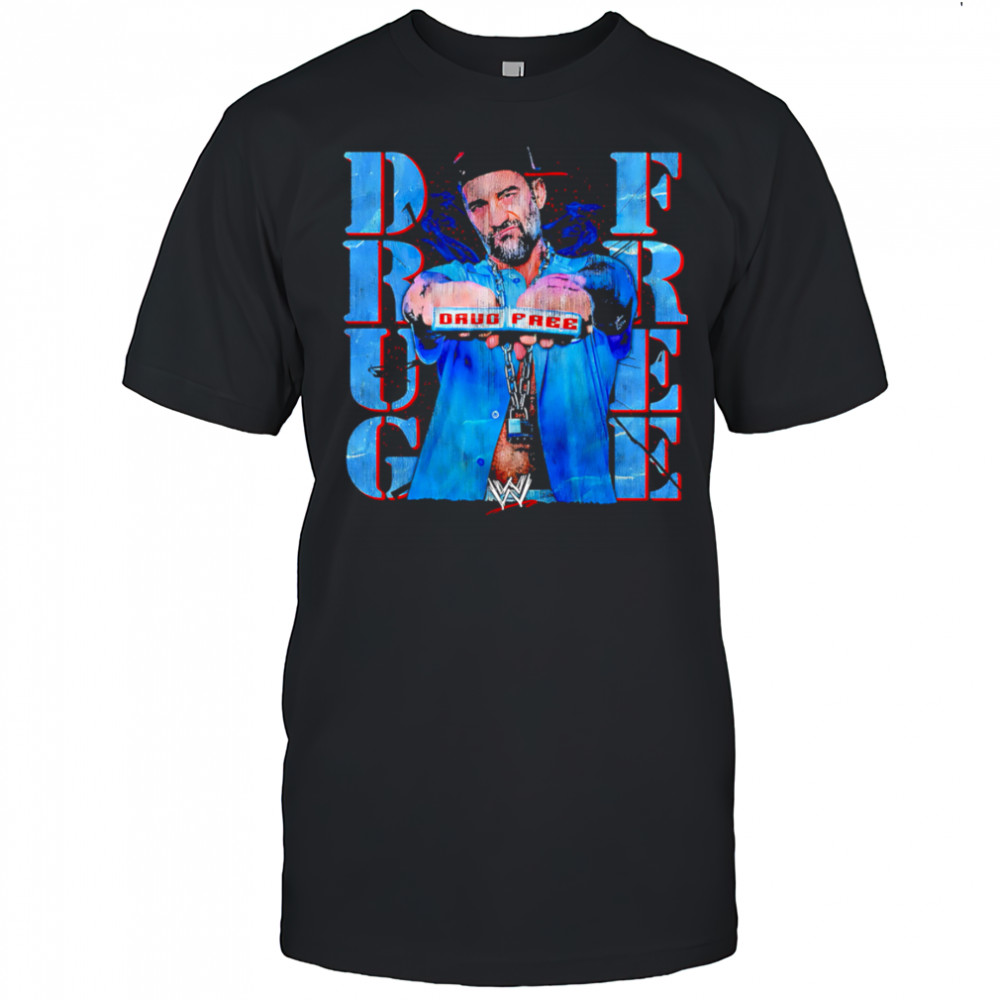 WWE Drug Free retro shirt