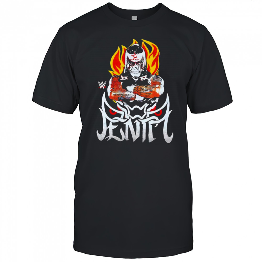 WWE Pénta flames shirt