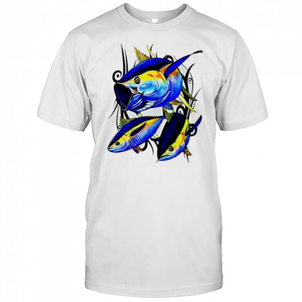 Yellowfin Tuna Arctic Blue shirt