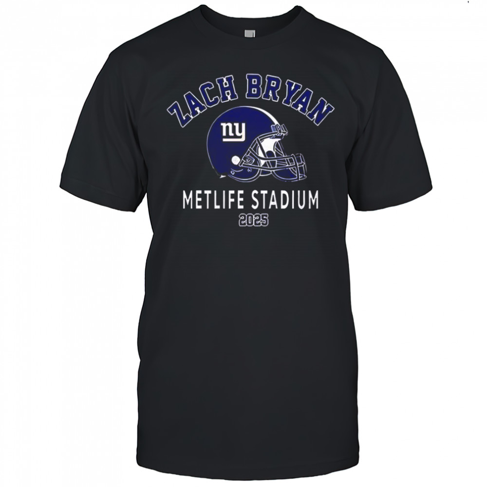 Zach Bryan New York Giants Kings Of Leon T-Shirt