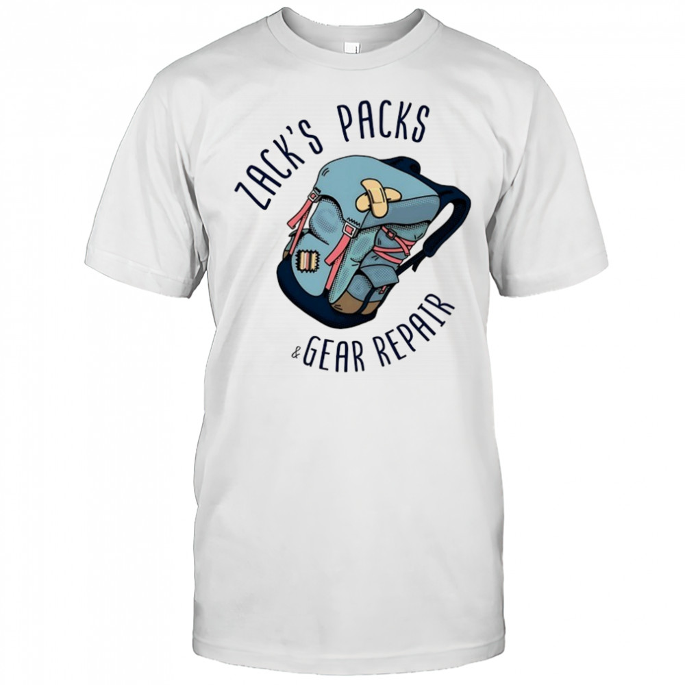 Zack’s Packs and gear repair shirt