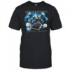 00’s Carolina Panthers Jake Delhomme Stephen Davis Vintage Black Star Players NFL Shirt