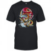 1996 Washington Redskins Vintage Black Realistic Helmet NFL Shirt