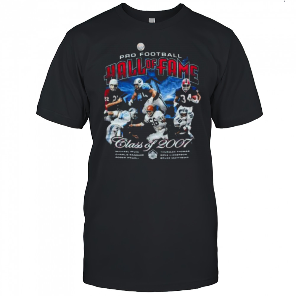 2007 Pro Football Hall of Fame Navy Blue Vintage Reebok NFL Shirt
