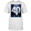 Aaron Judge New York Yankees Reach 40 HR MLB 2025 Unisex T Shirt