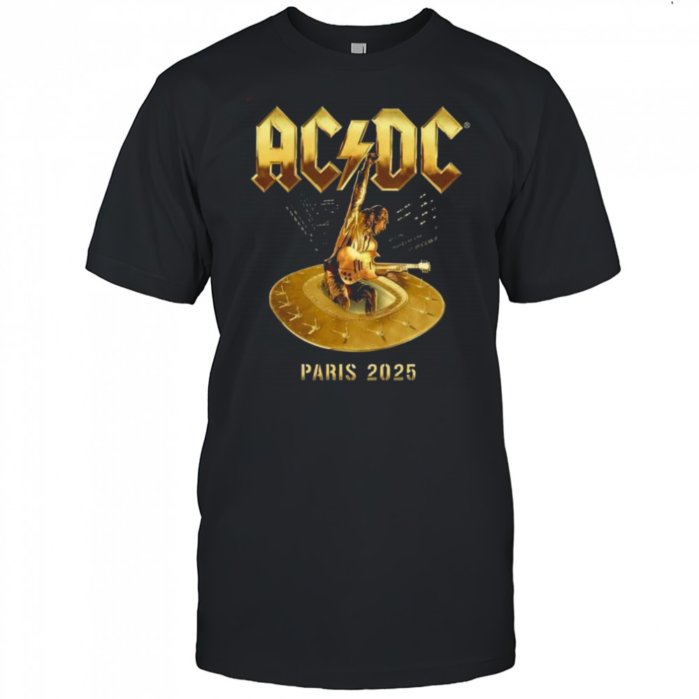 ACDC Paris PWR UP Event Tour 2025 Shirt