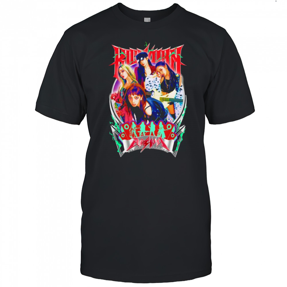 Aespa metal graphic shirt