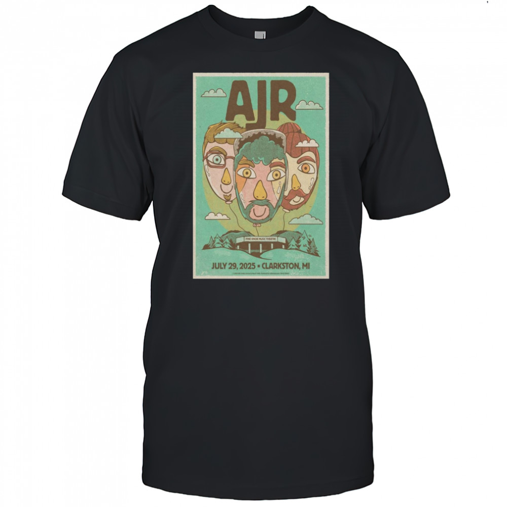 AJR 2025 Clarkston MI Event Poster T-Shirt