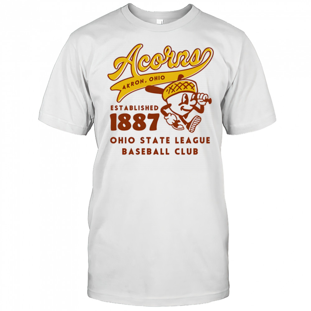 Akron Acorns Ohio State League baseball club shirt