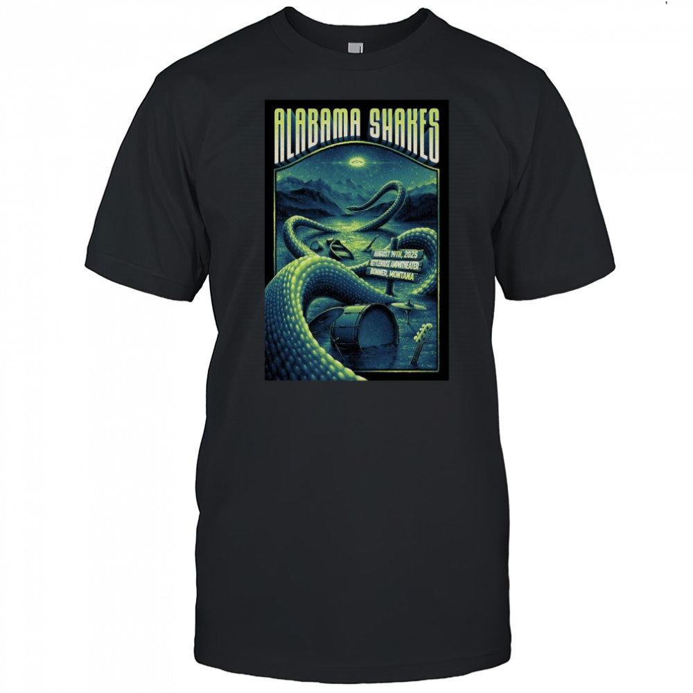 Alabama Shakes Aug 19 2025 Bonner KettleHouse Amphitheater Poster T-Shirt