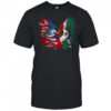 America Mexico Flag Vintage Mexican Roots American Flag shirt