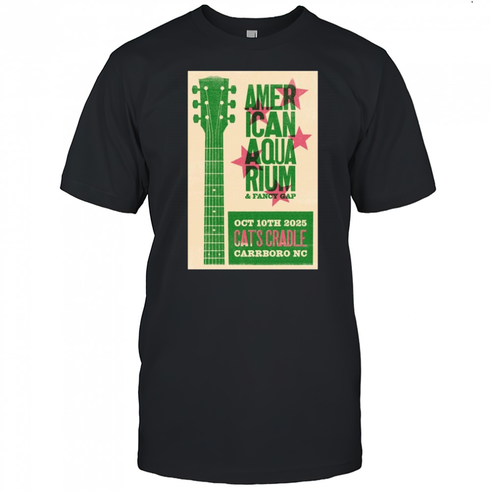 Americana Quarium Oct 10th 2025 Carrboro, North Carolina poster T-Shirt