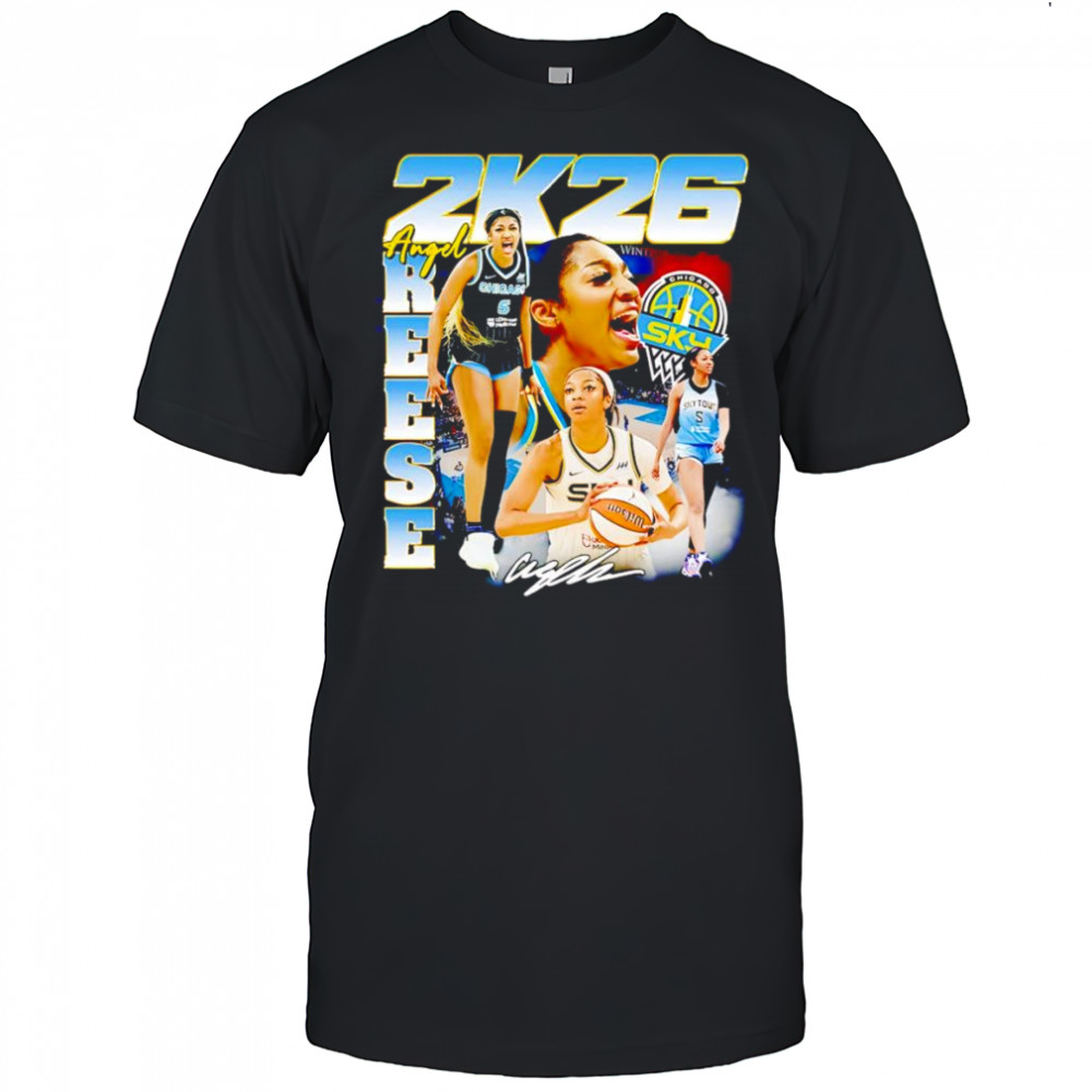 Angel Reese 2k26 Chicago Sky graphic shirt