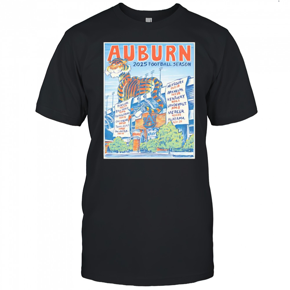 Auburn Football 2025 Season shirt