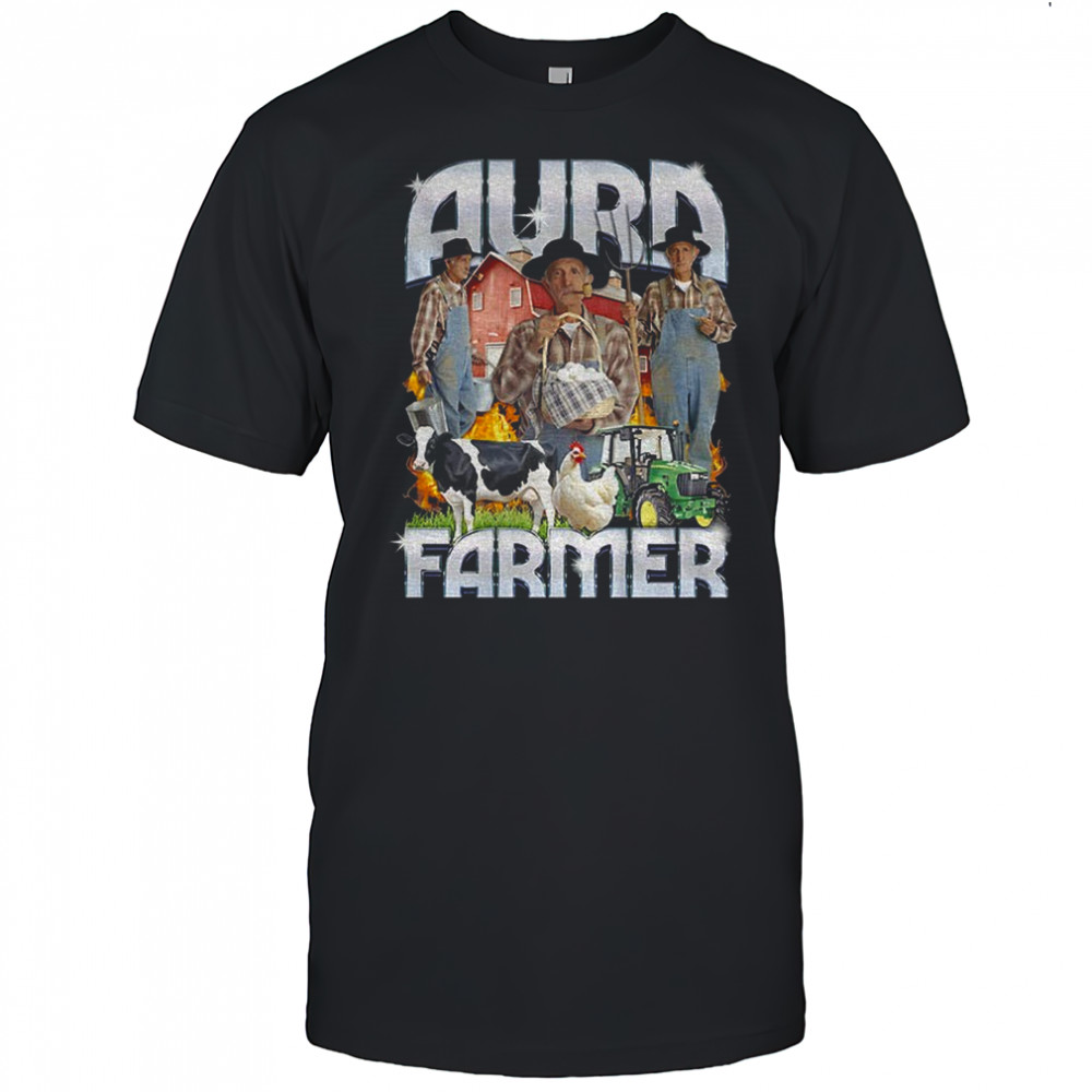Aura farmer rap energy graphic shirt