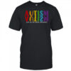 Autism Just See The World Differently Rainbow Reflection T-Shirt