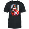 Baltimore Orioles Baseball Captain America Marvel American Flag shirt