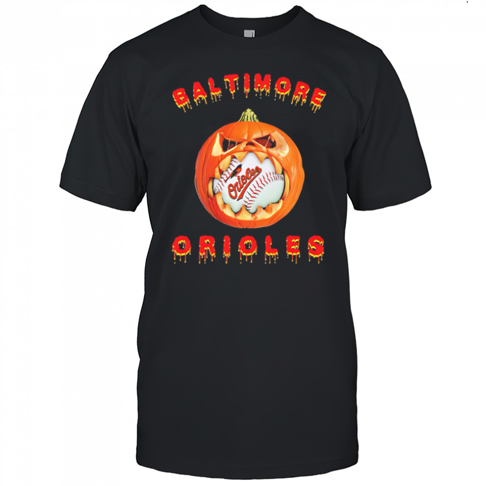 Baltimore Orioles Halloween Pumpkin Baseball 2025 shirt