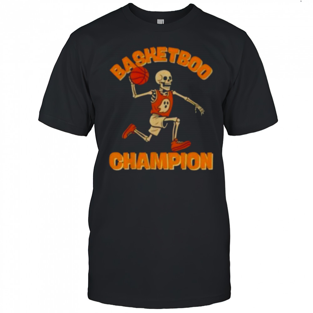 Basketball skeleton ghost sports basketboo Champion shirt