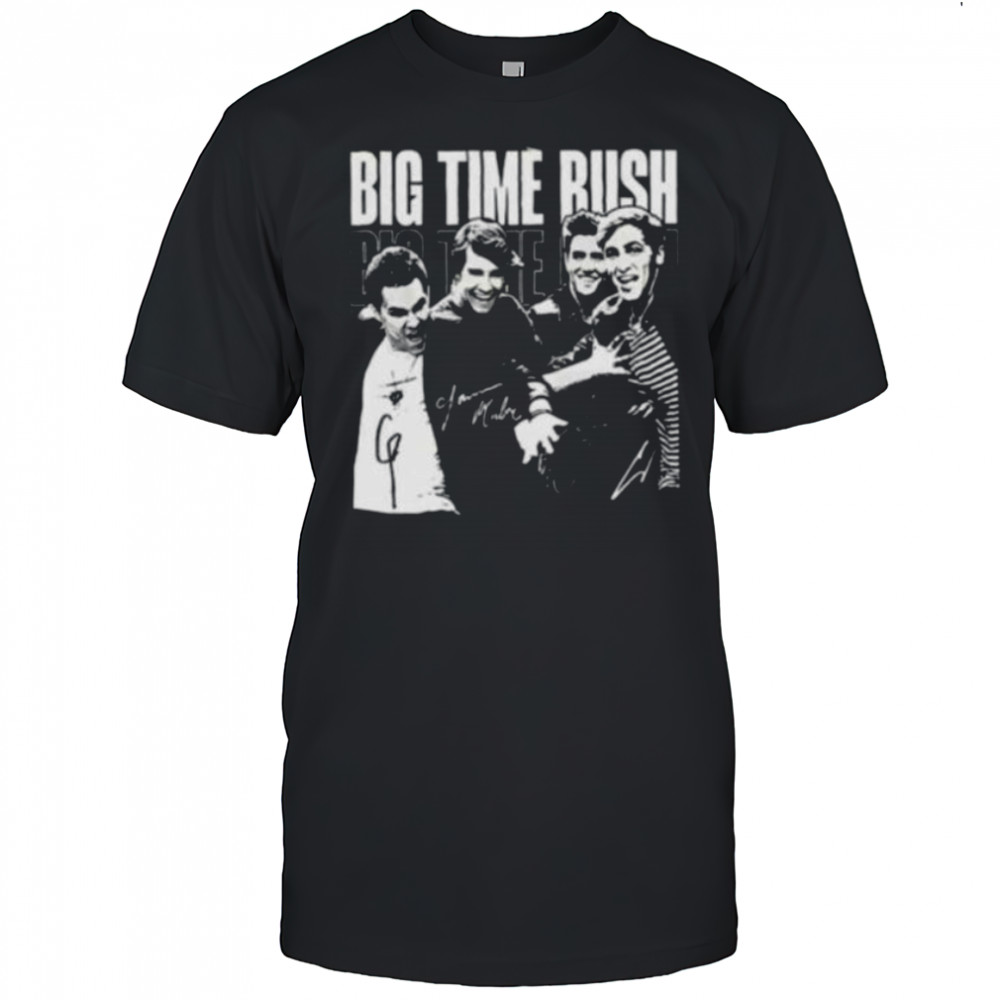 Big Time Rush Vintage With Signature Shirt