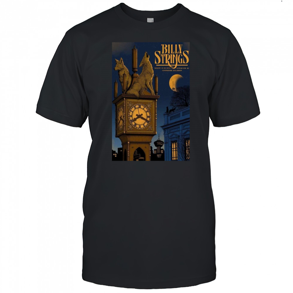 Billy Strings Aug 19 2025 Commodore Ballroom In Vancouver BC Poster T-Shirt