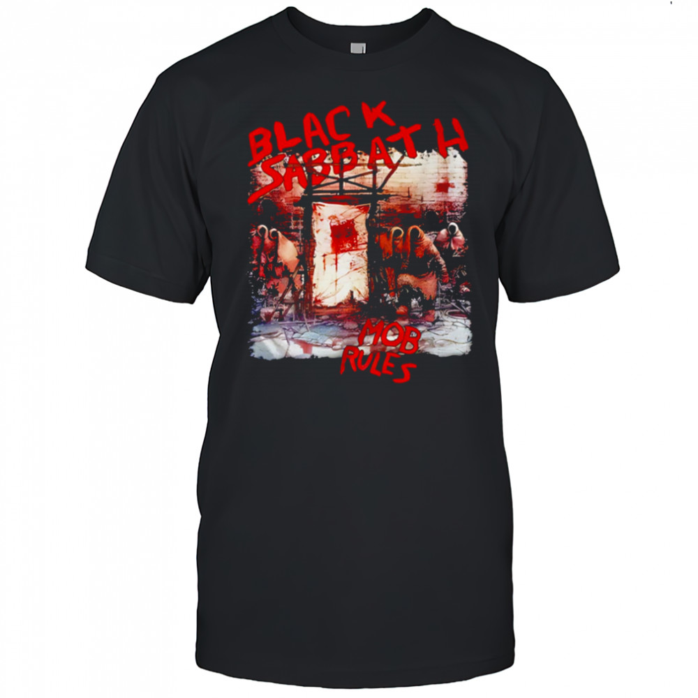 Black Sabbath Ozzy Ozbourne Rock Concert Tour Vintage Graphic Design shirt