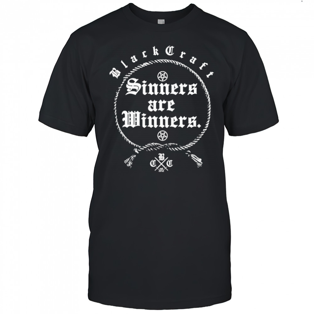 Blackcraft Cult Sinners Are Winners T-shirt