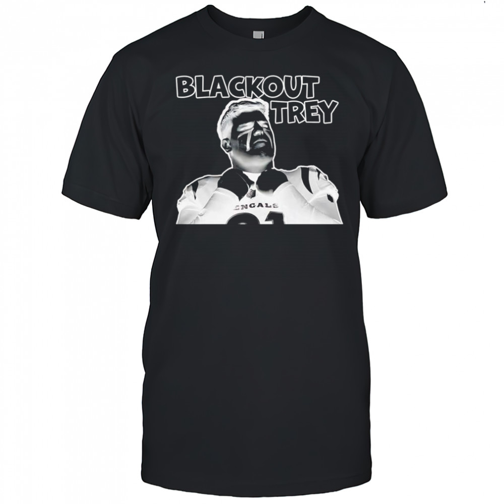 Blackout Trey Bengal Cincinnati shirt