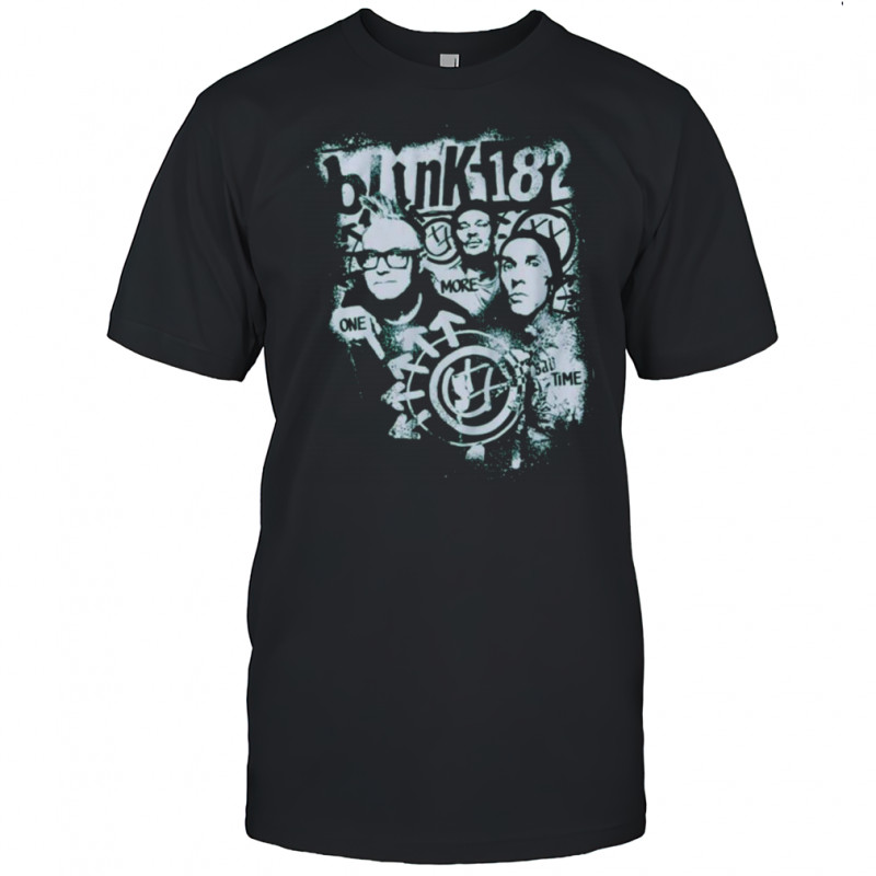 Blink 182 One More Time Green Portrait T Shirt