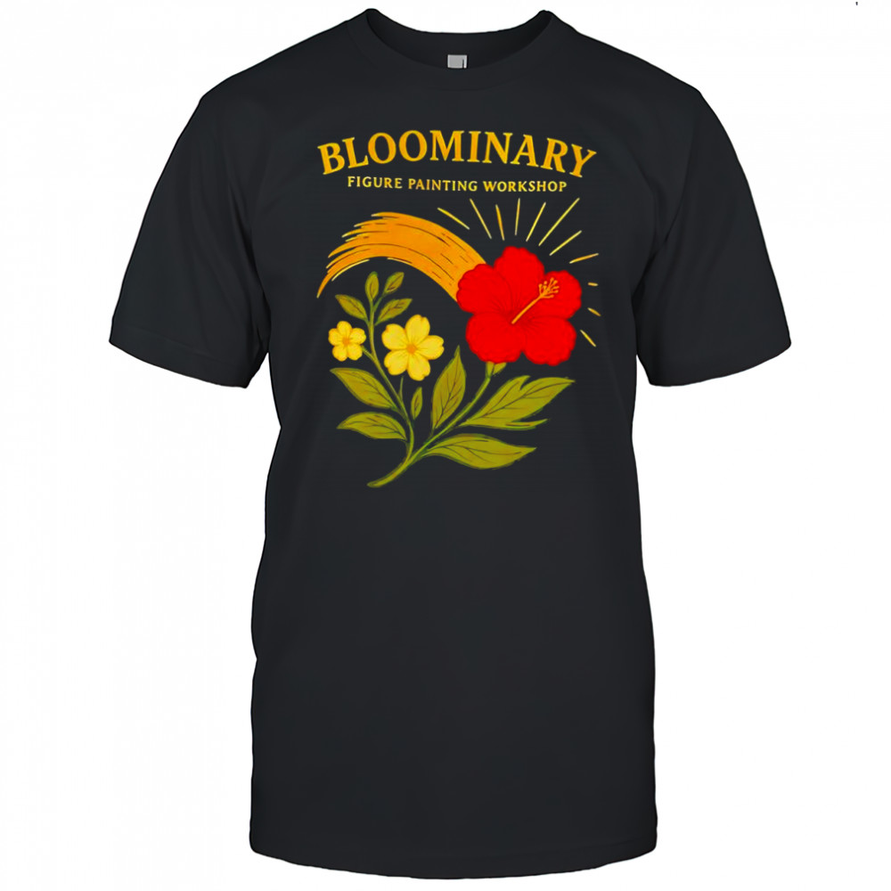 Bloominary figure painting workshop shirt