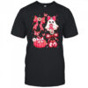 Breast Cancer Ghost Coquette Pink Ribbon Halloween Pumpkin shirt